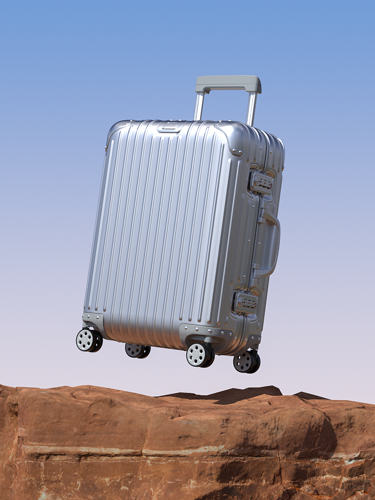 c4d，3D modeling，Product modeling，Product rendering，trunk，online retailers，