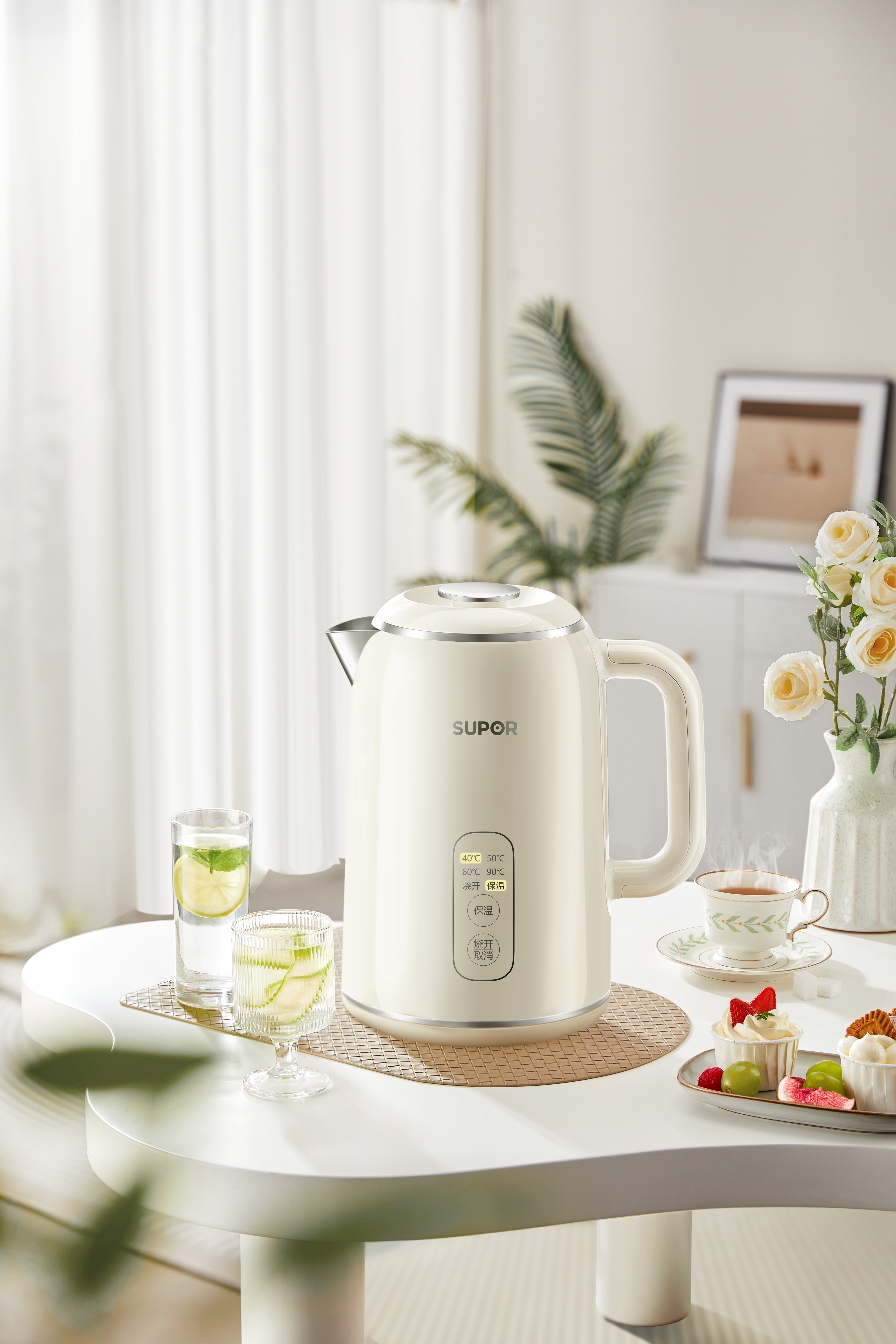 Retro，Home Furnishing，Electronic insulation electric kettle，