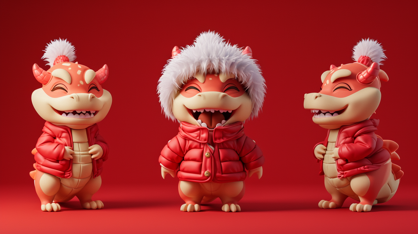 Chao Play, Doll, Little Dragon Girl，