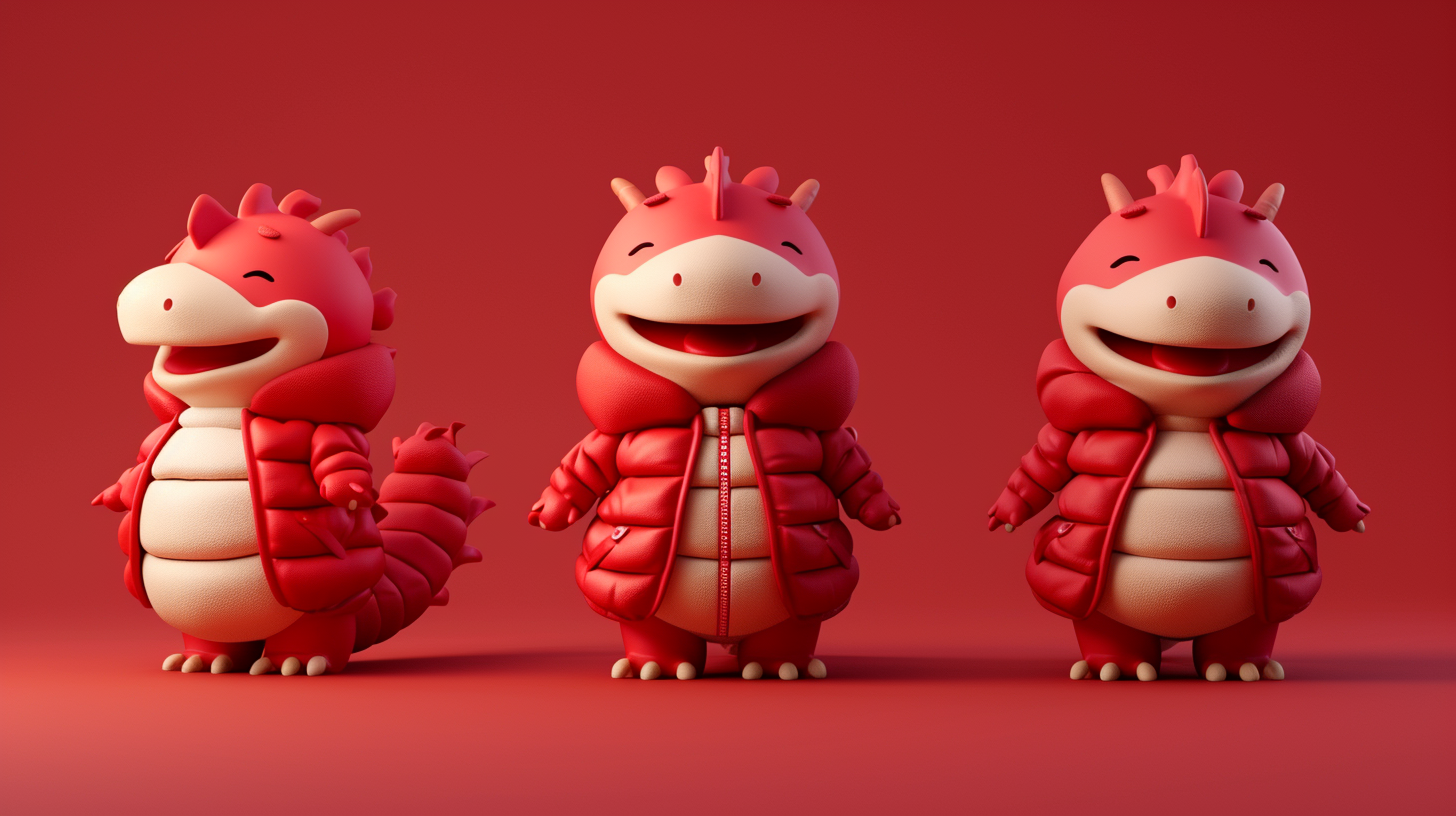 Chao Play, Doll, Little Dragon Girl，