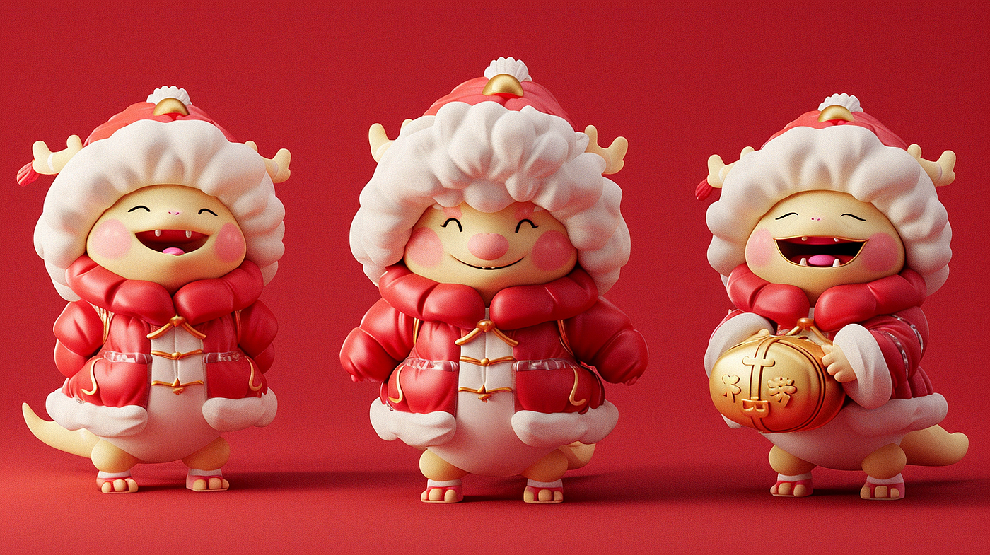 Chao Play, Doll, Little Dragon Girl，