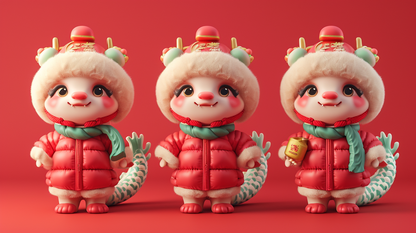 Chao Play, Doll, Little Dragon Girl，