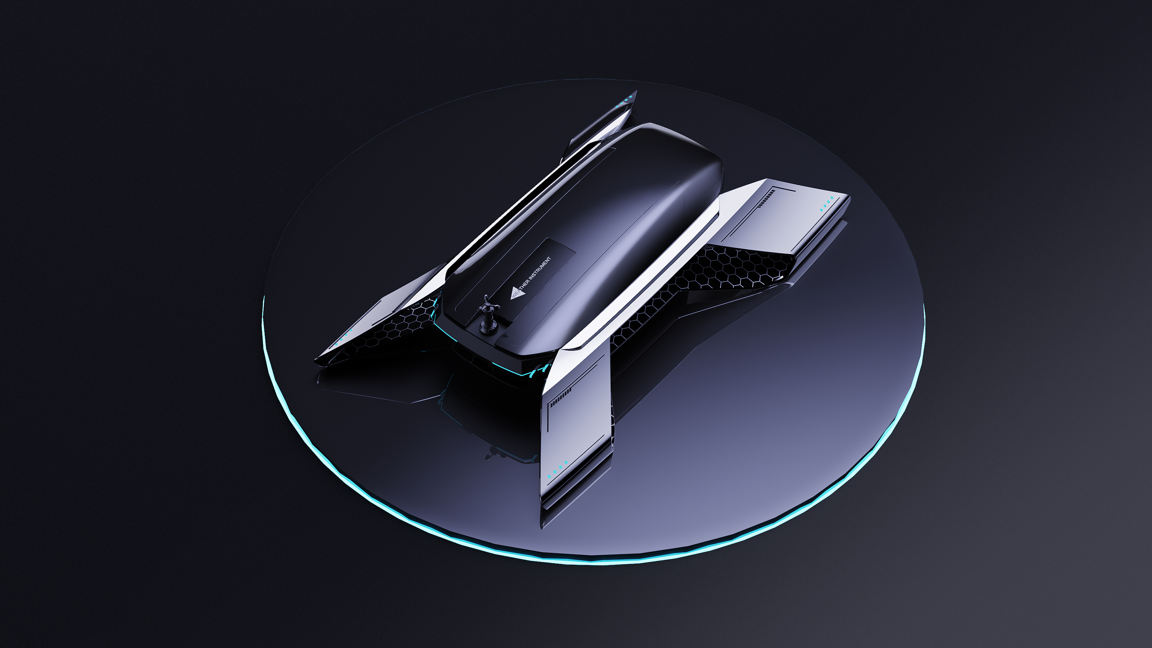 Concept, drone nest, sci-fi sense，