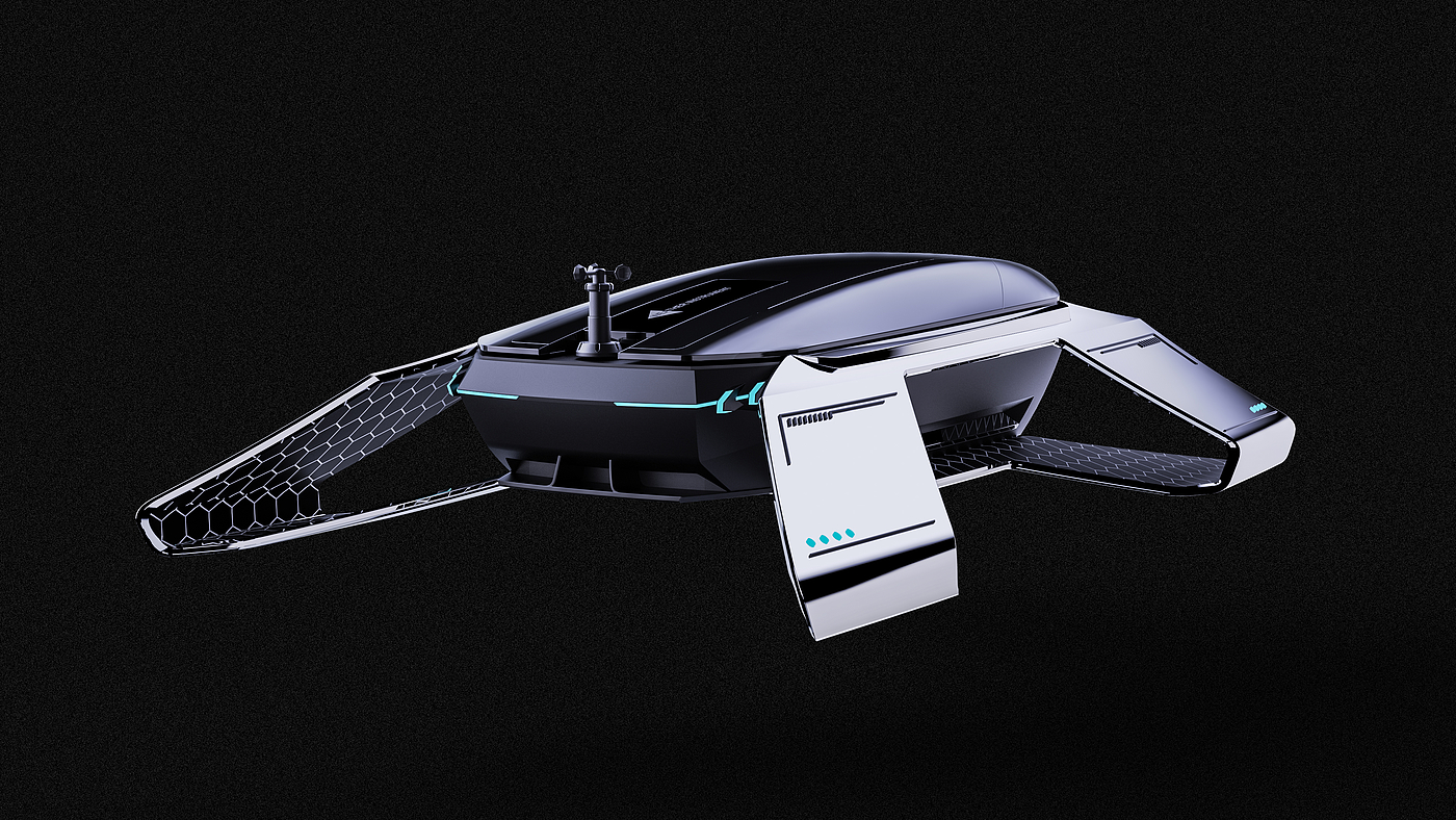 Concept, drone nest, sci-fi sense，