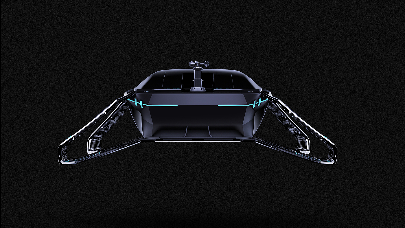 Concept, drone nest, sci-fi sense，