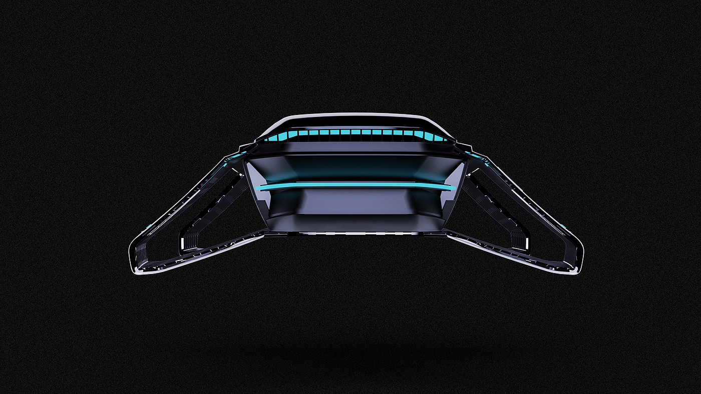 Concept, drone nest, sci-fi sense，