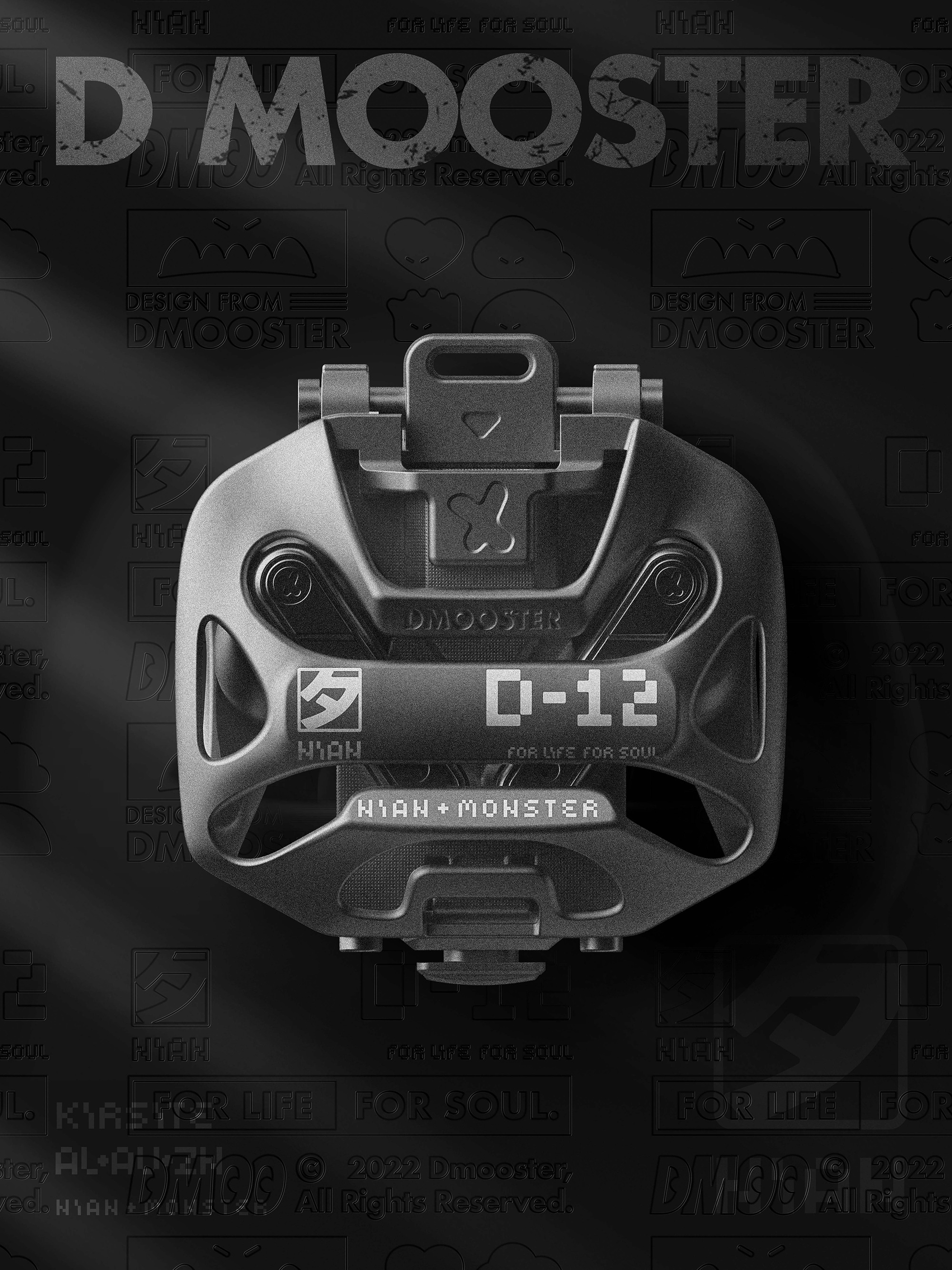 Big Monster，dmooster，Bluetooth headset，industrial design，3C products，Fashion item，IP，brand，