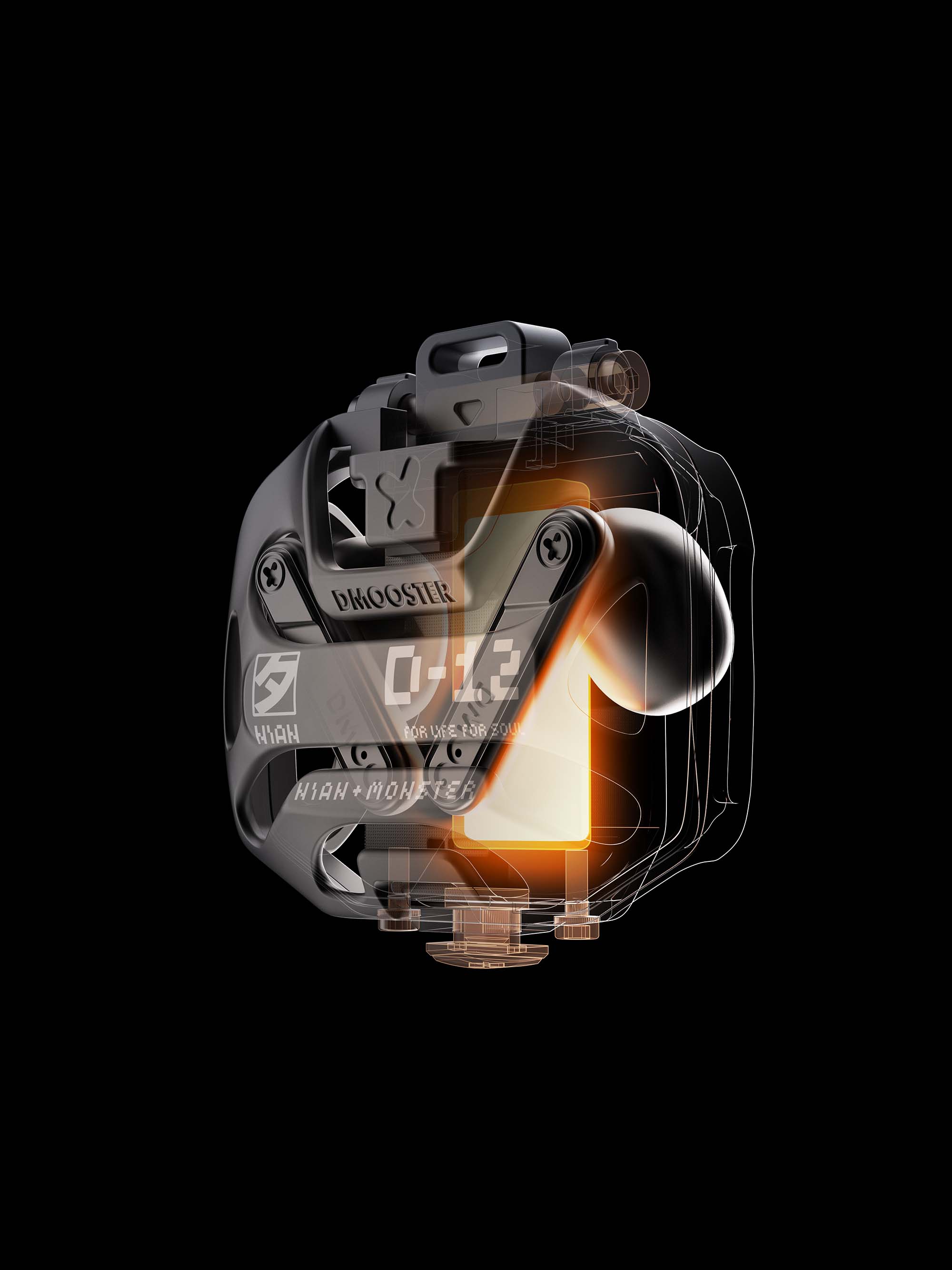 Big Monster，dmooster，Bluetooth headset，industrial design，3C products，Fashion item，IP，brand，