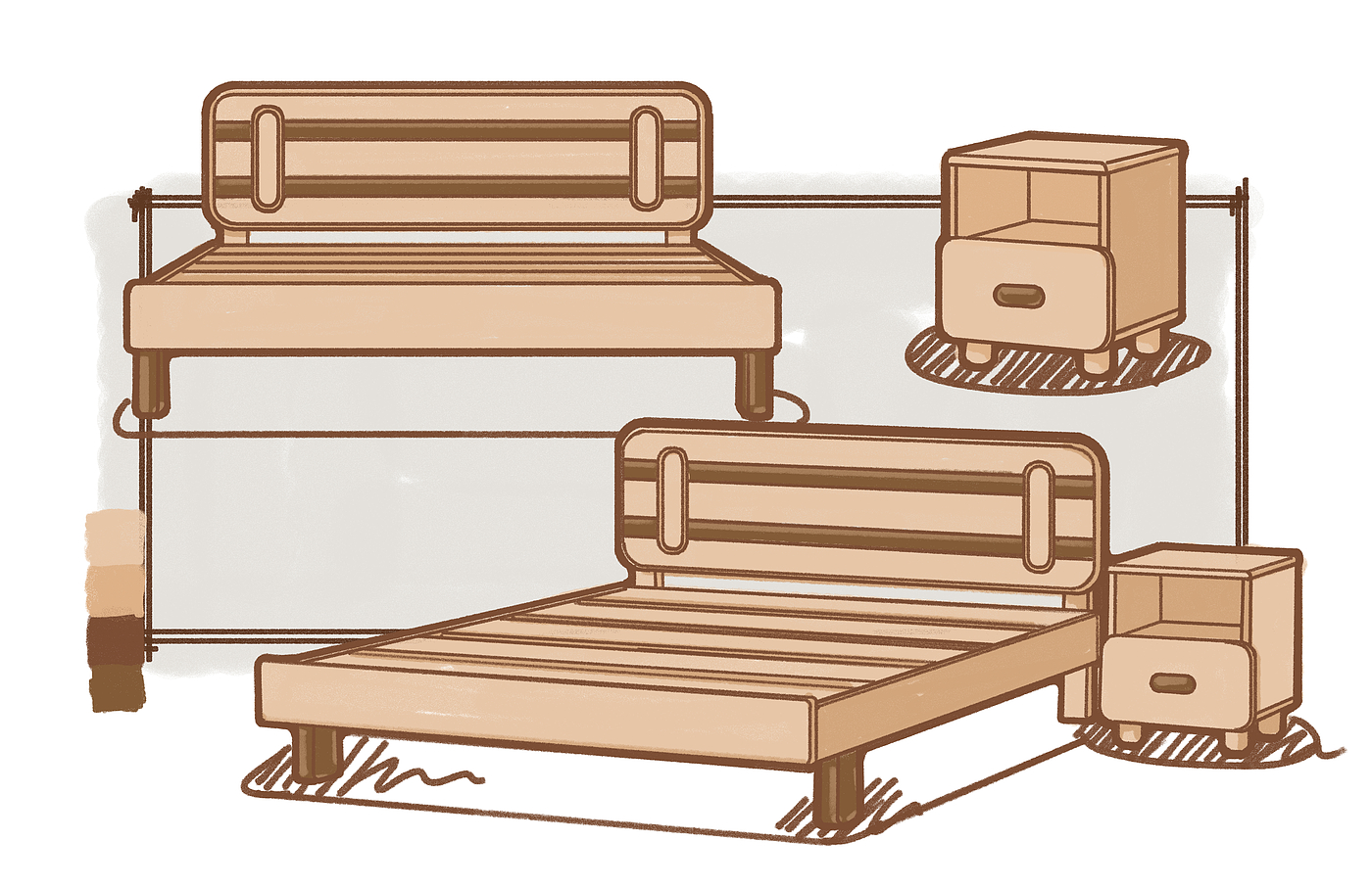 furniture design ，Home design，Bed，Original design，Children's room，Children's room design,，Home furniture，