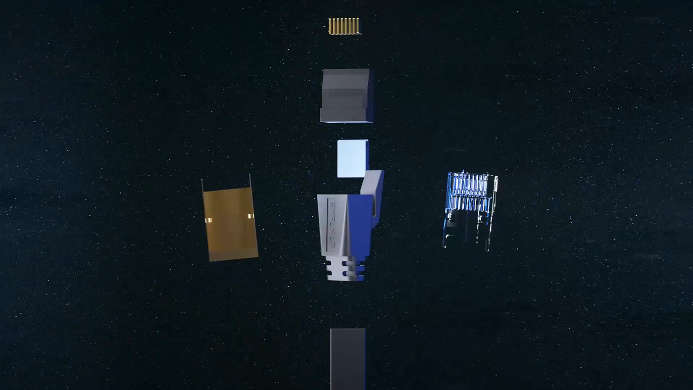 C4D animation，c4d，3D animation，three-dimensional animation，Network cable，