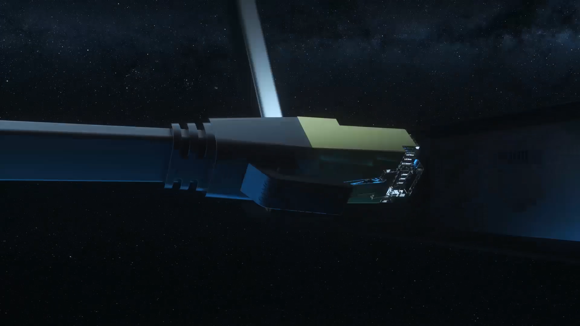 C4D animation，c4d，3D animation，three-dimensional animation，Network cable，