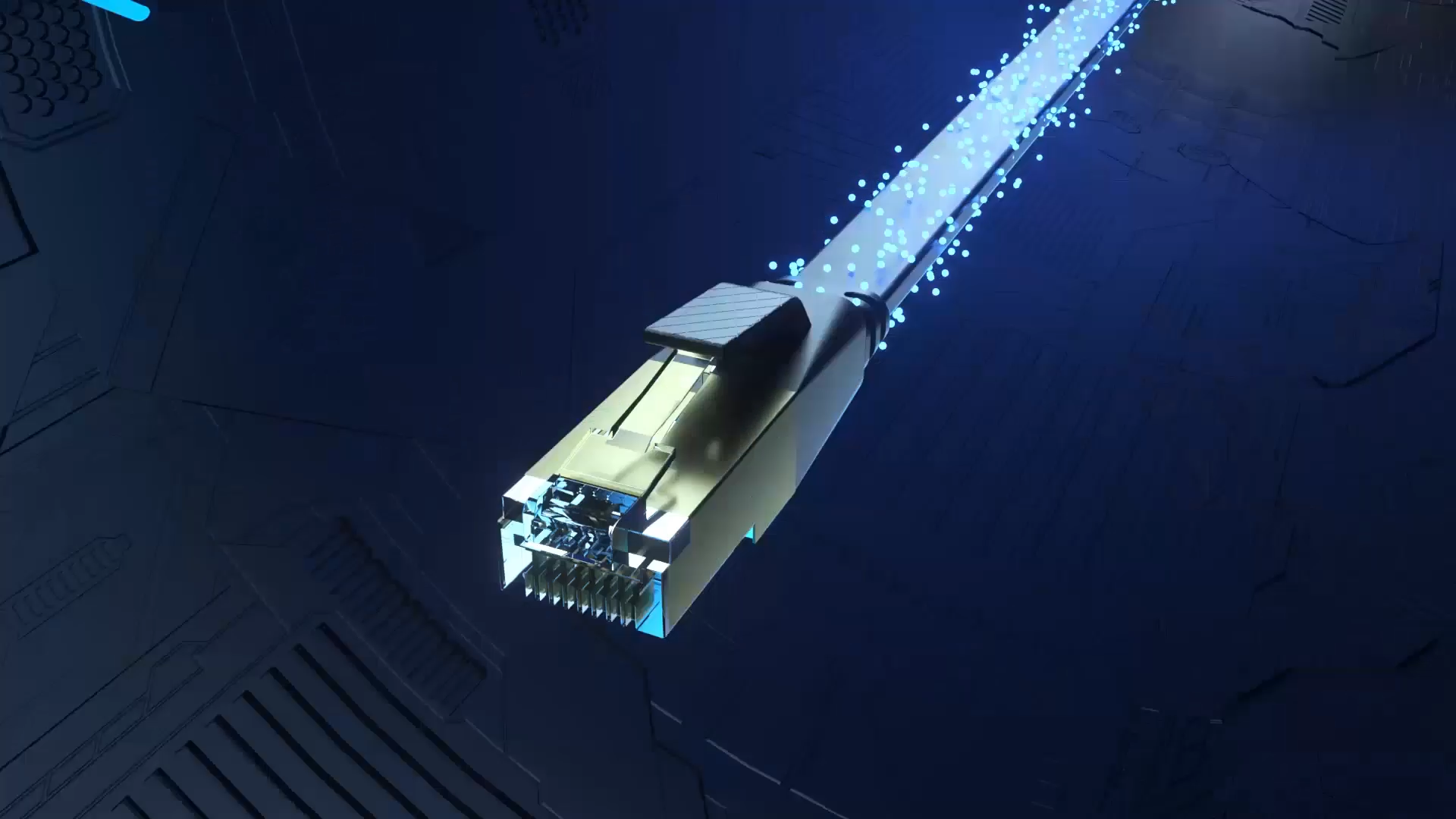 C4D animation，c4d，3D animation，three-dimensional animation，Network cable，