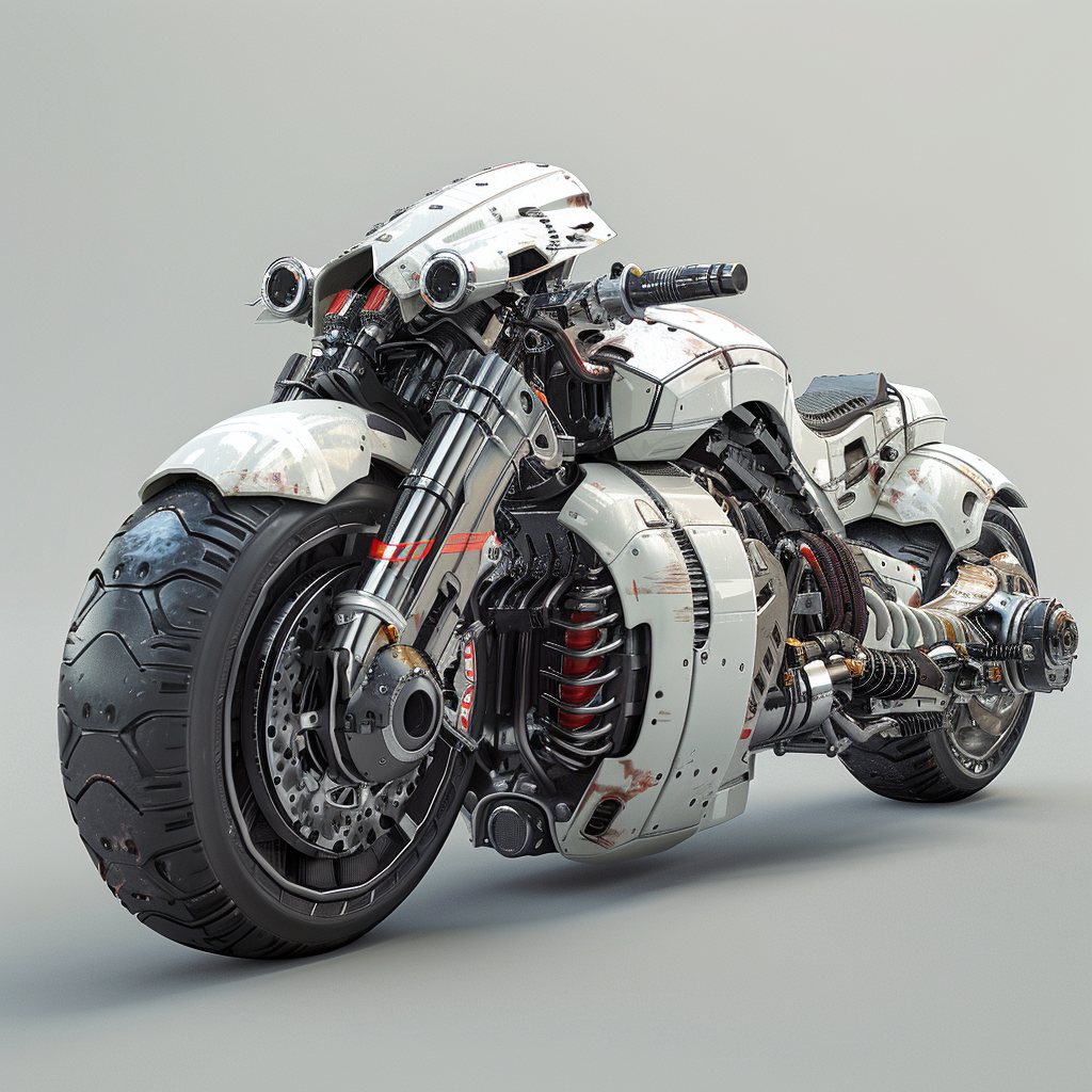 AIGC，motorcycle，vehicle，