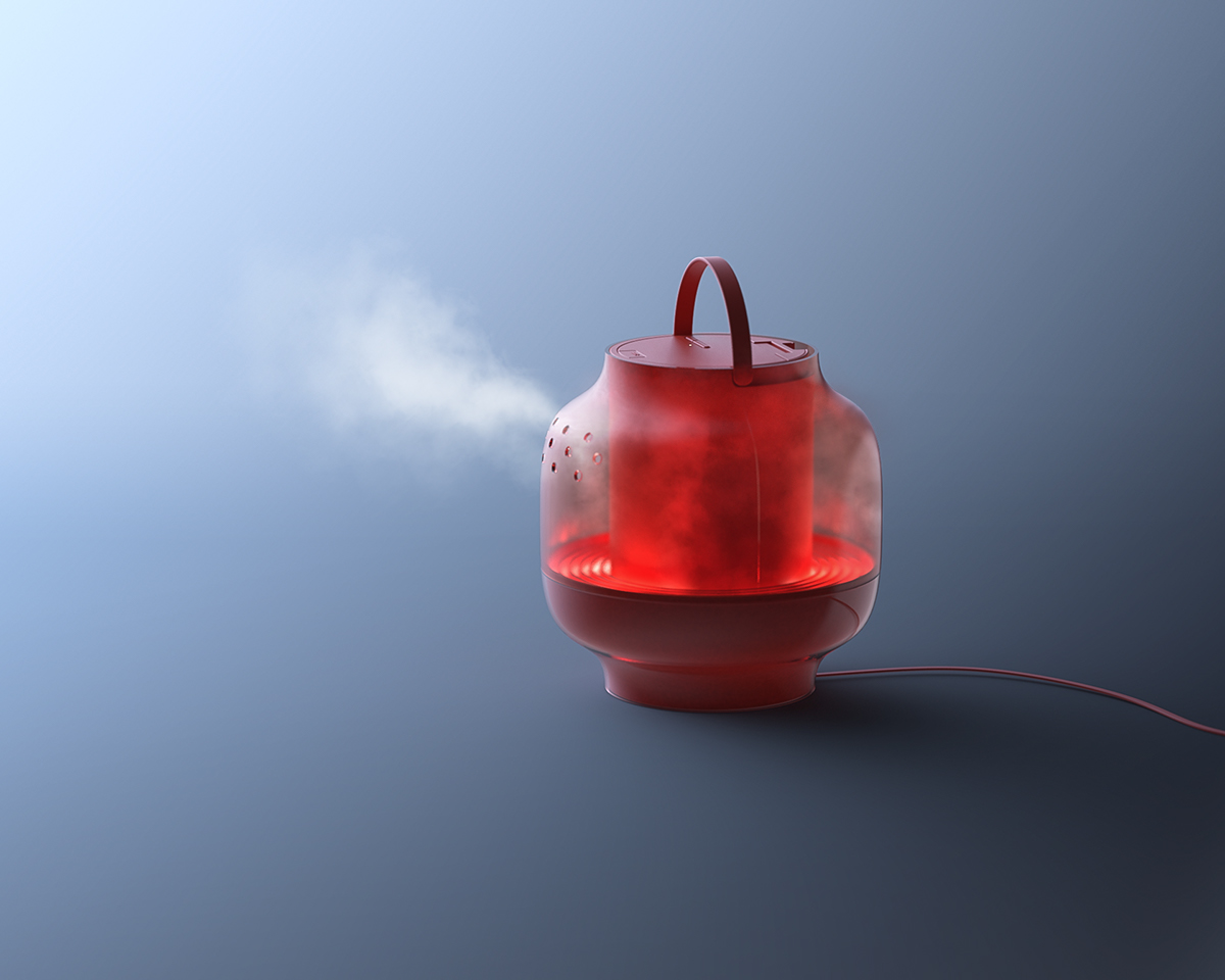 decorate，gules，lantern，Humidifier，