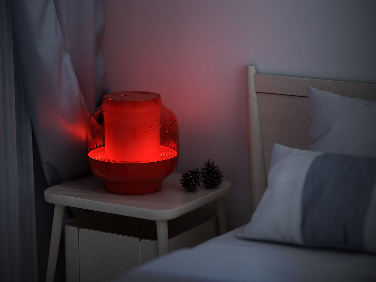 decorate，gules，lantern，Humidifier，