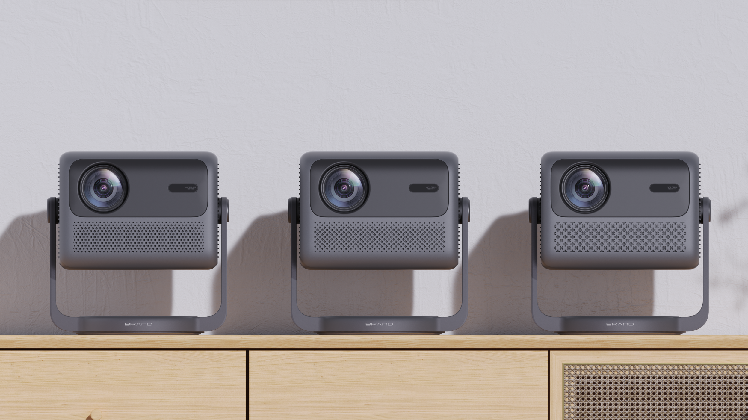 industrial design，Smart home，Mellow，Sense of science and technology，Simple, fashion，Projector design，Technological innovation，Entertainment equipment，