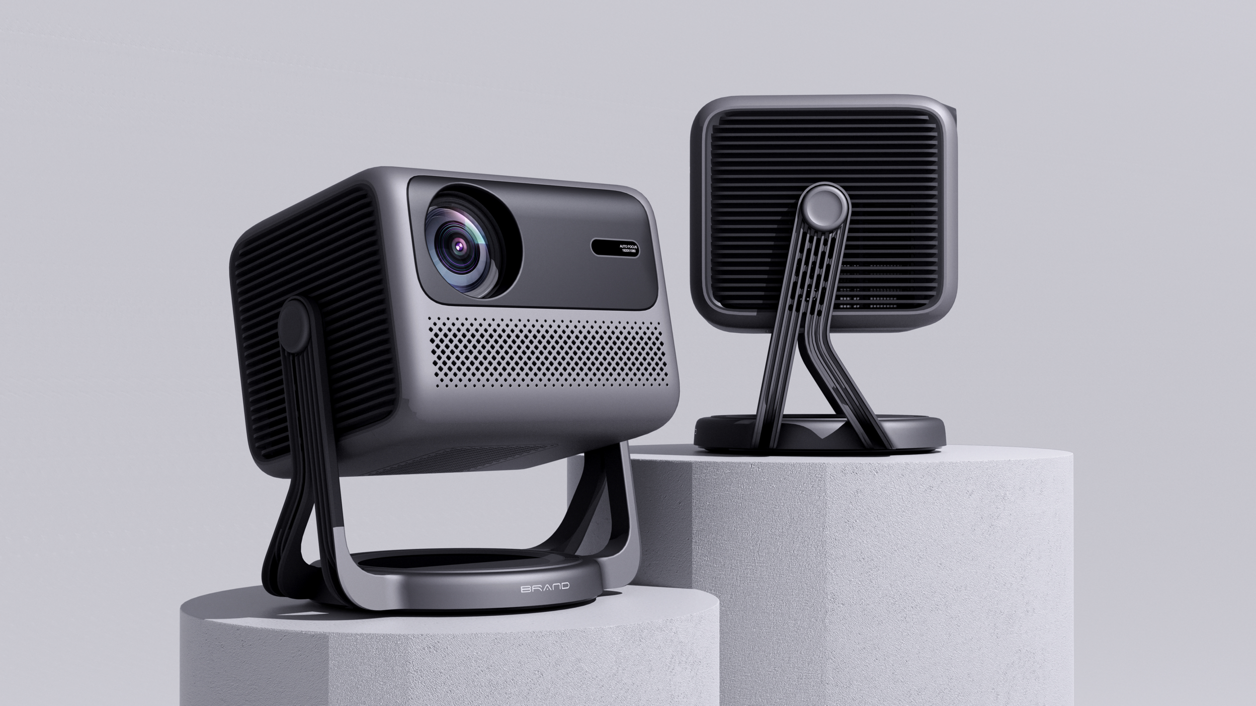 industrial design，Smart home，Mellow，Sense of science and technology，Simple, fashion，Projector design，Technological innovation，Entertainment equipment，