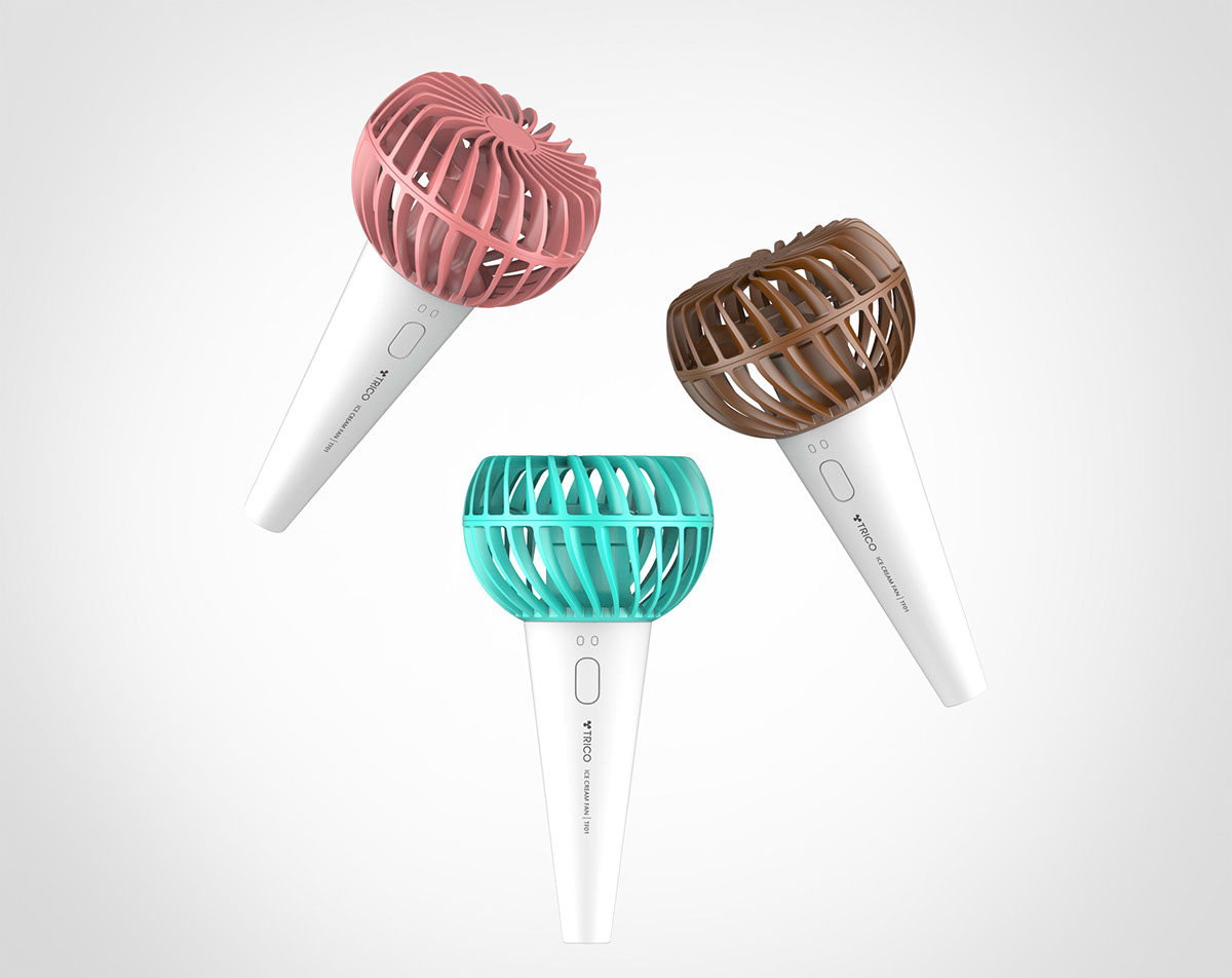 Fan，triangle，ice cream，