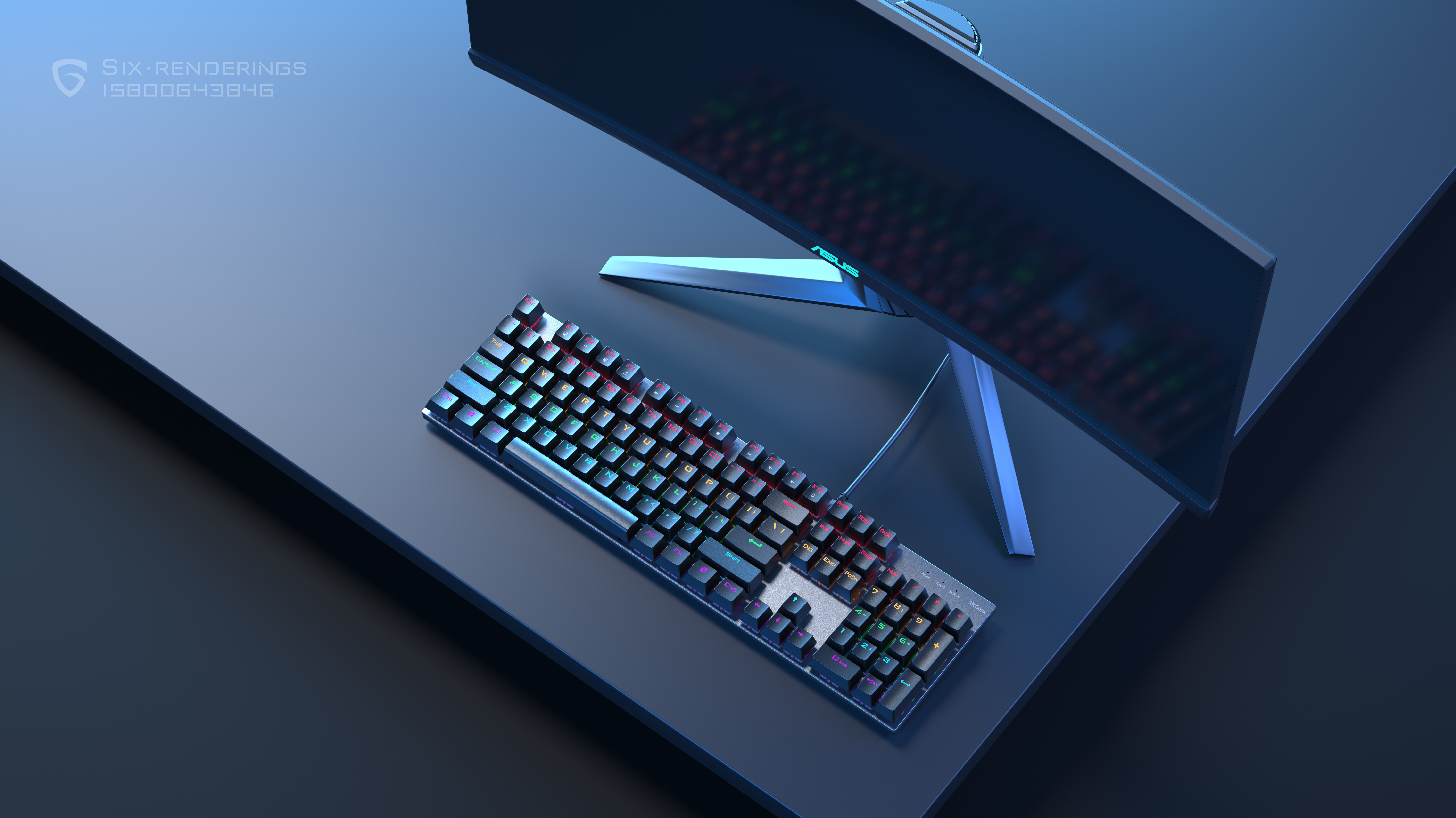Keyboard rendering，Electronics，keyboard，customized keyboard，Render，