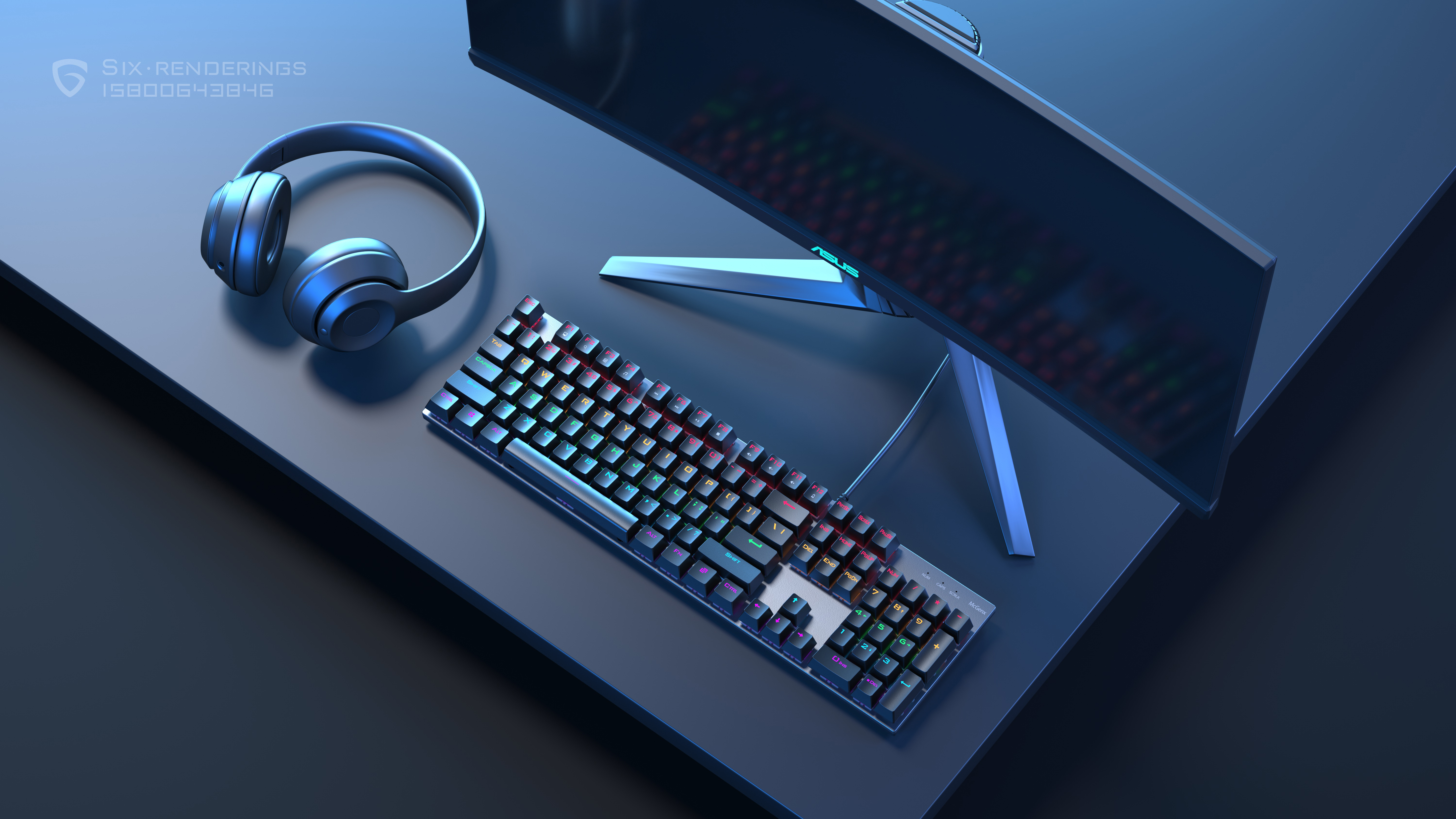 Keyboard rendering，Electronics，keyboard，customized keyboard，Render，