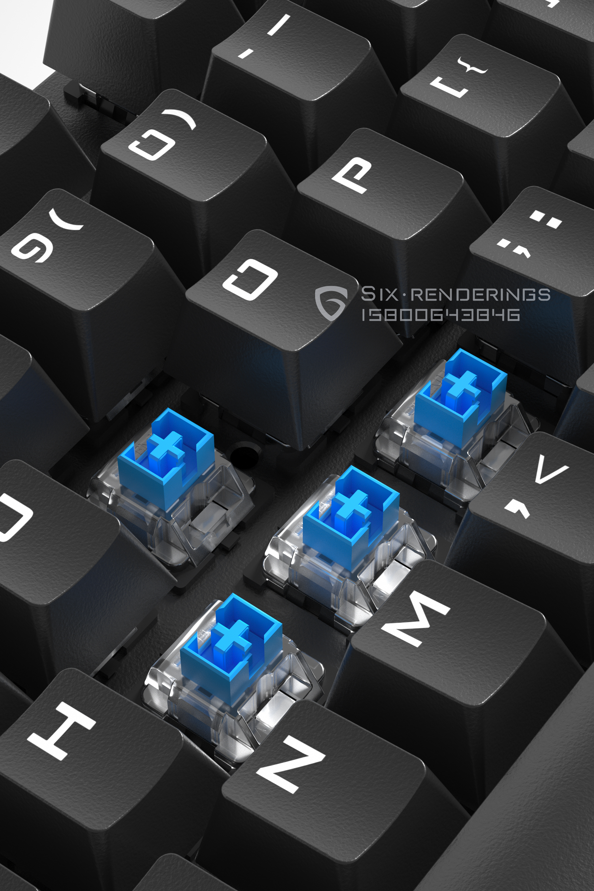 Keyboard rendering，Electronics，keyboard，customized keyboard，Render，