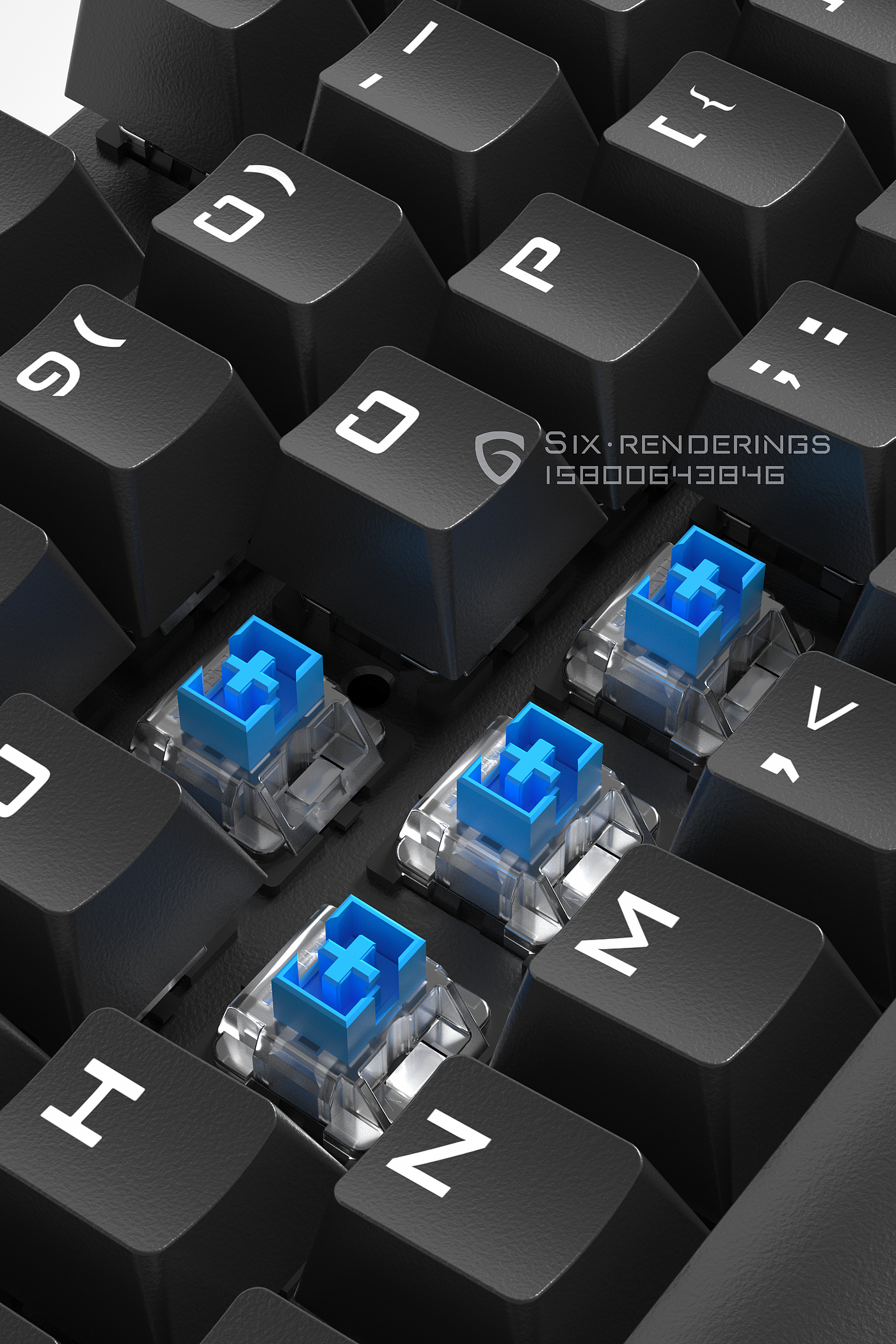 Keyboard rendering，Electronics，keyboard，customized keyboard，Render，