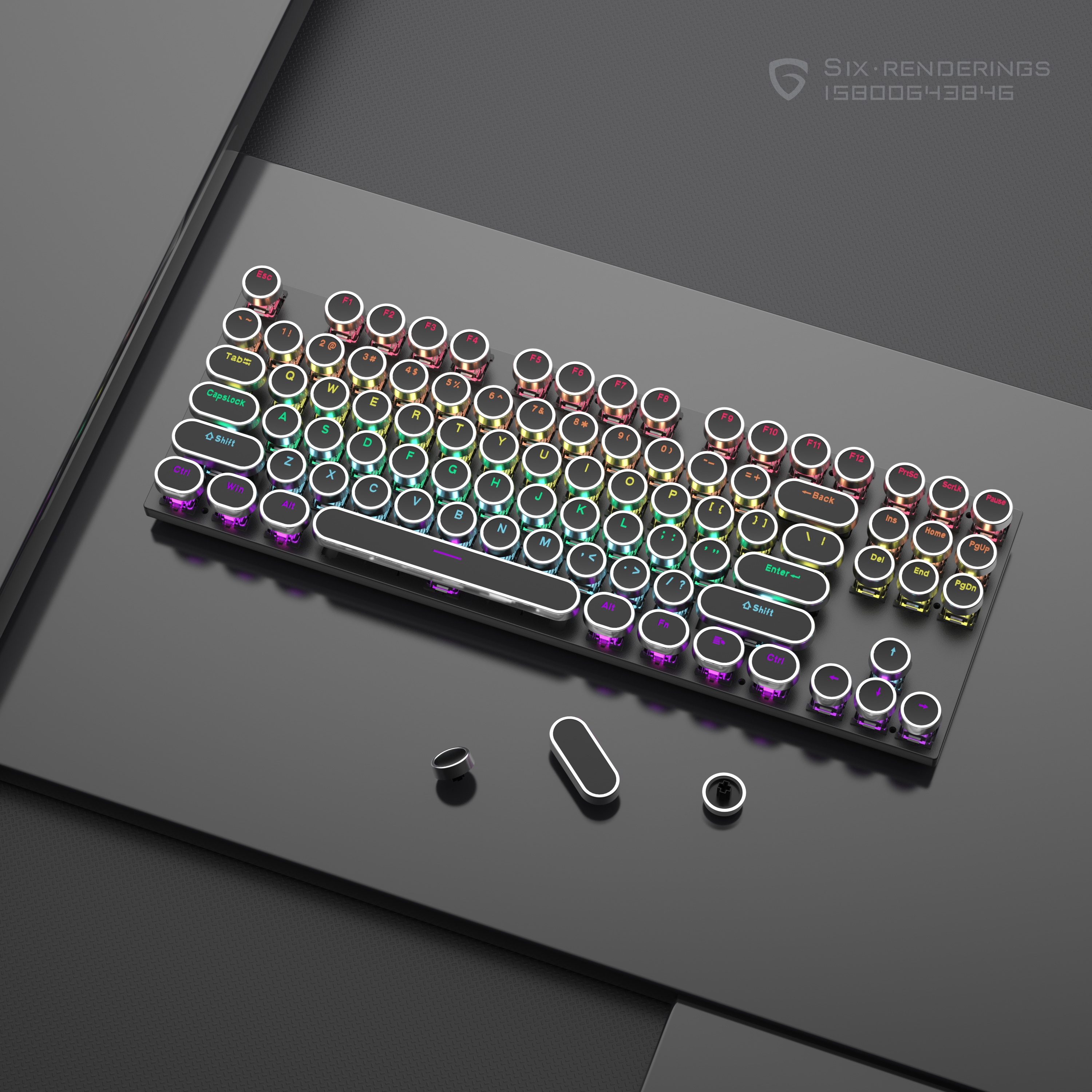 Keyboard rendering，Electronics，keyboard，customized keyboard，Render，
