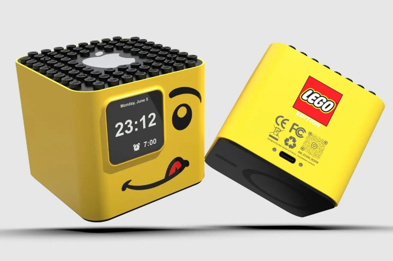 Apple，concept，alarm clock，Design，Simplicity，leisure time，