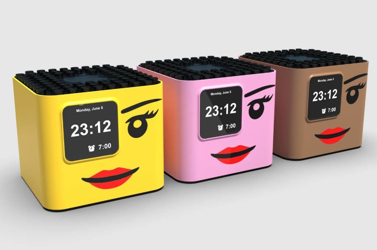 Apple，concept，alarm clock，Design，Simplicity，leisure time，