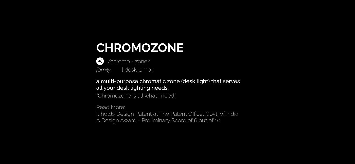 lighting，lighting，product design，CHROMOZONE，