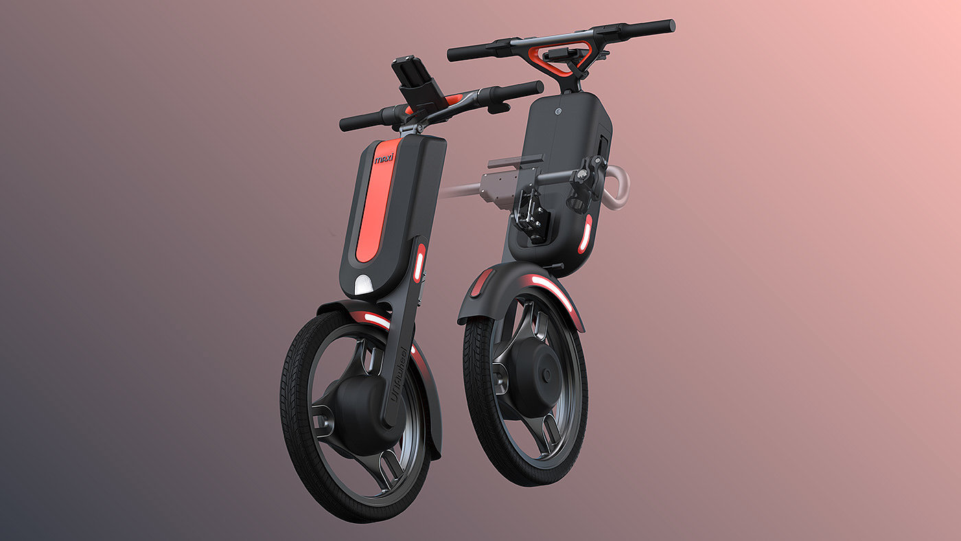 UNAwheel，产品设计，智能轮椅，电源附件，