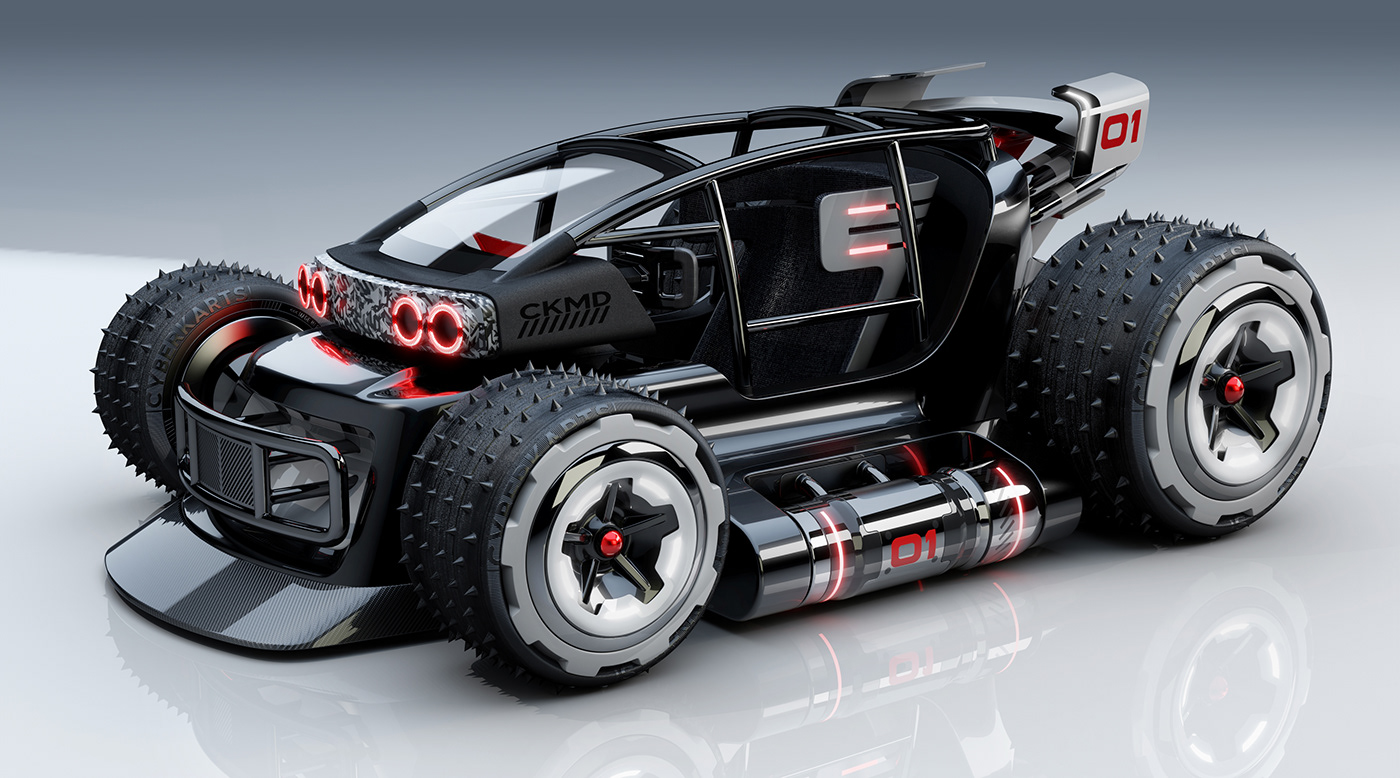 Cyberkart，Automobile design，Toys，vision，