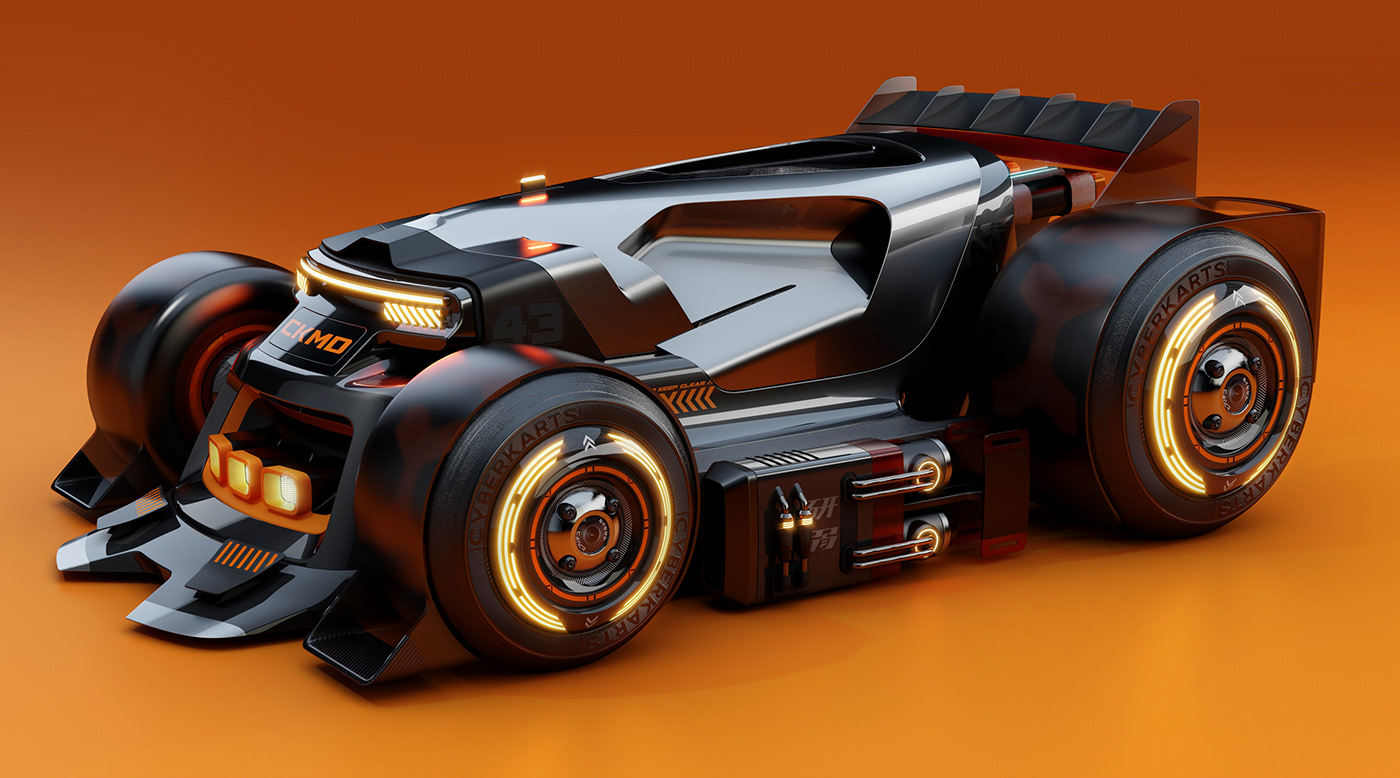 Cyberkart，Automobile design，Toys，vision，