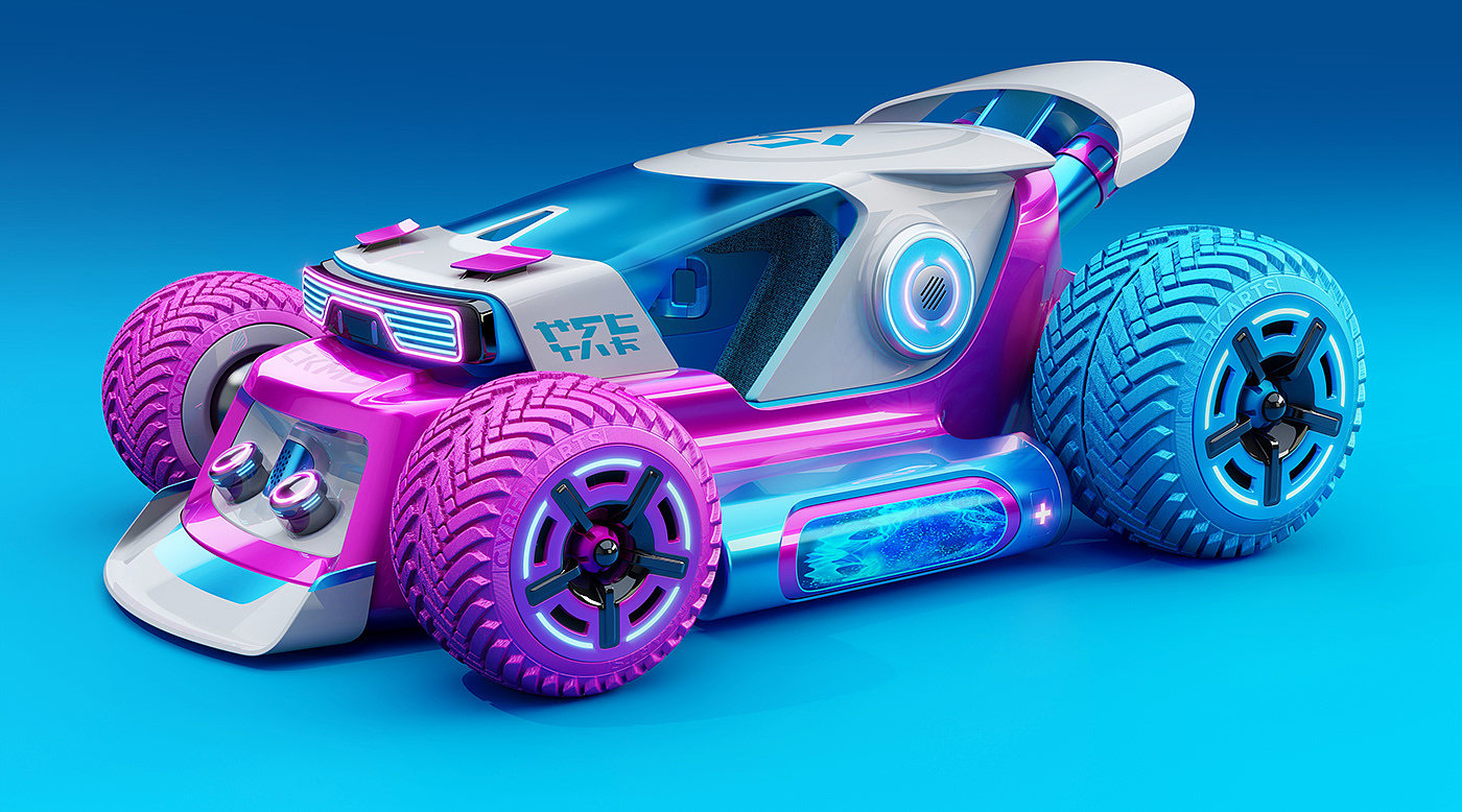 Cyberkart，Automobile design，Toys，vision，