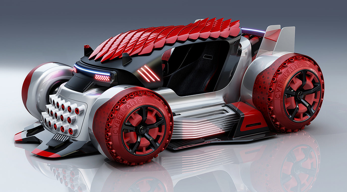 Cyberkart，Automobile design，Toys，vision，