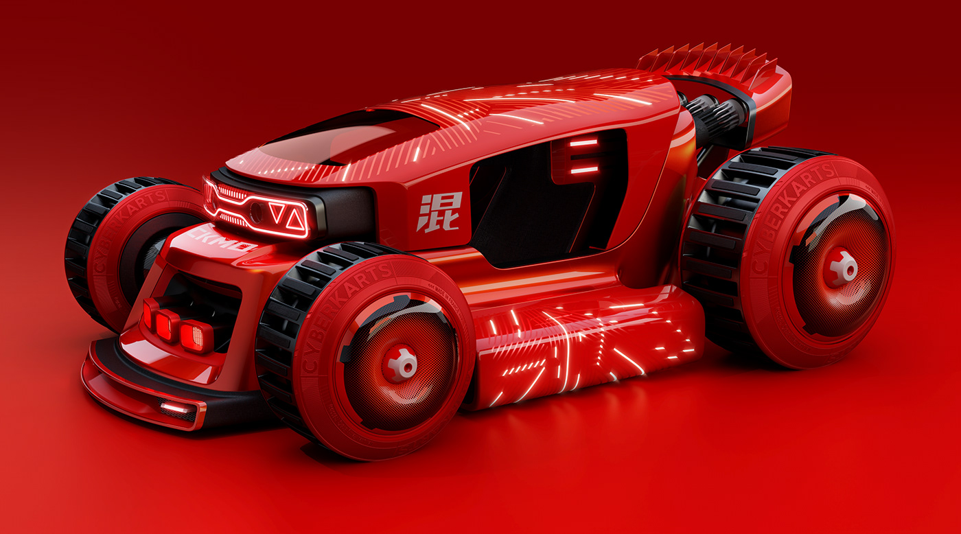 Cyberkart，Automobile design，Toys，vision，