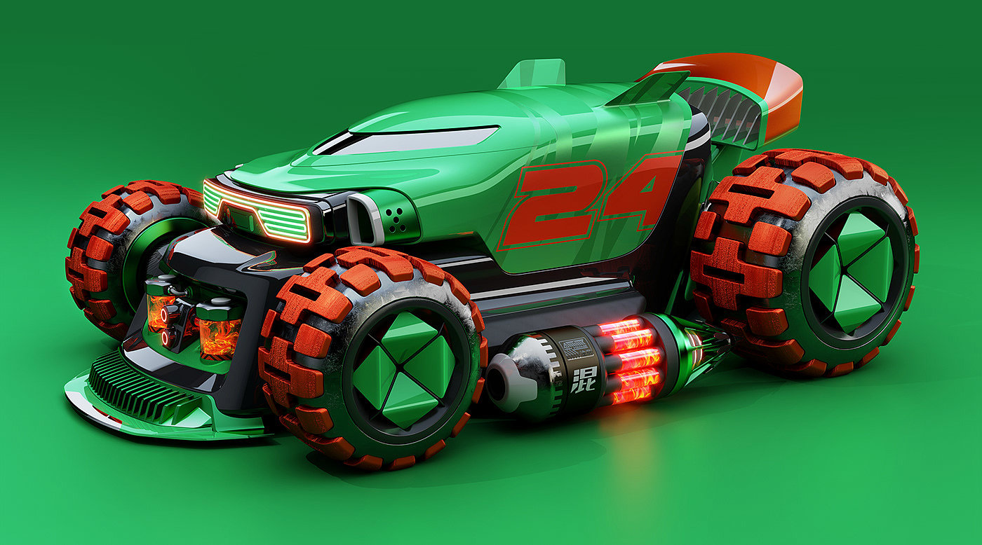 Cyberkart，Automobile design，Toys，vision，