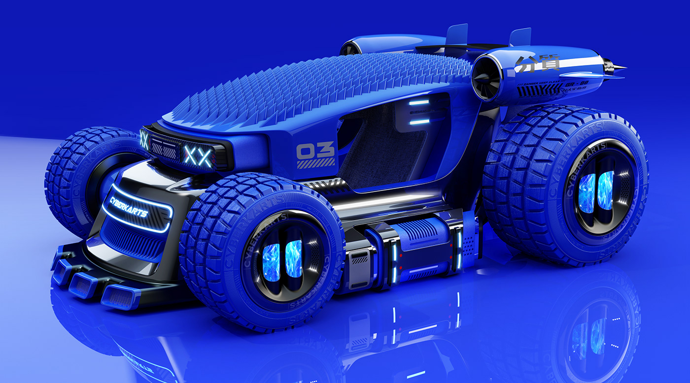 Cyberkart，Automobile design，Toys，vision，
