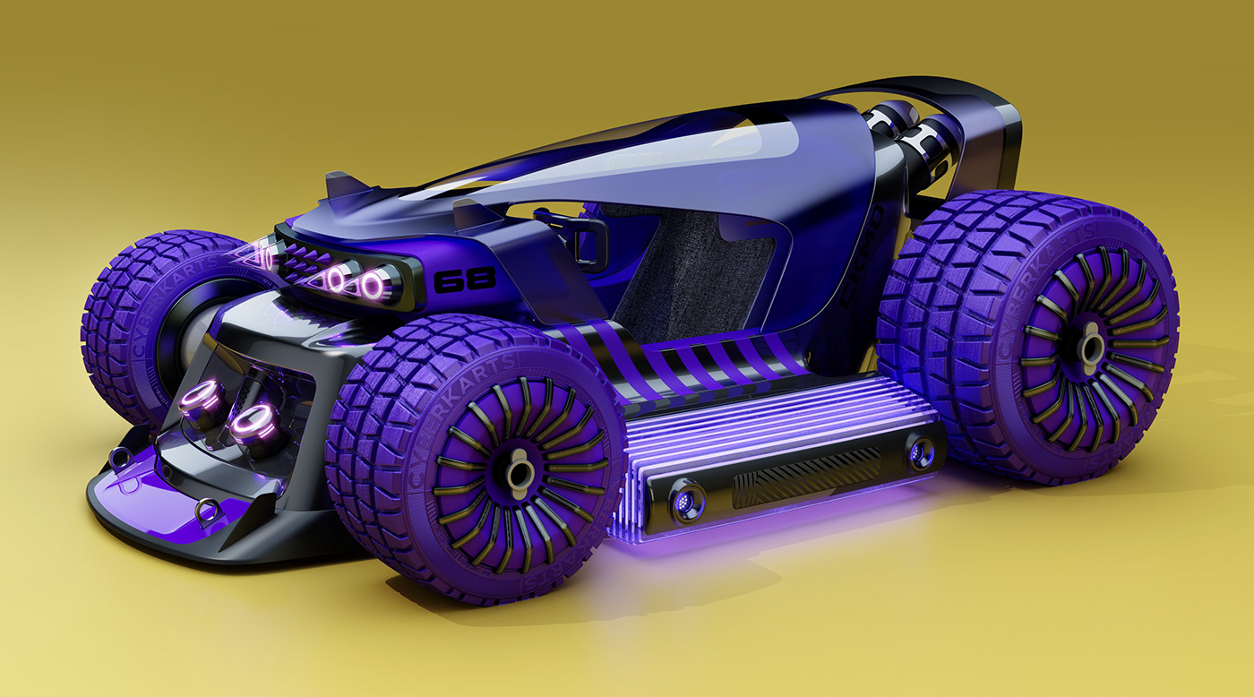 Cyberkart，Automobile design，Toys，vision，