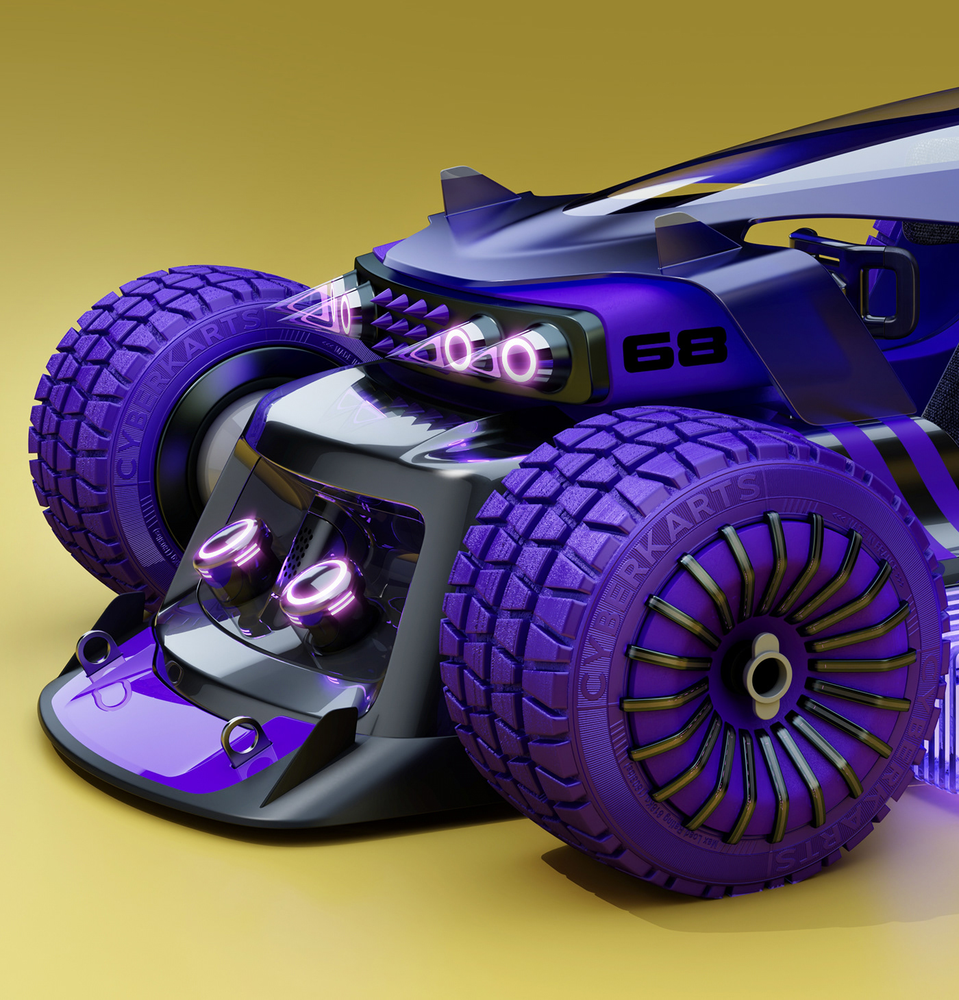 Cyberkart，Automobile design，Toys，vision，