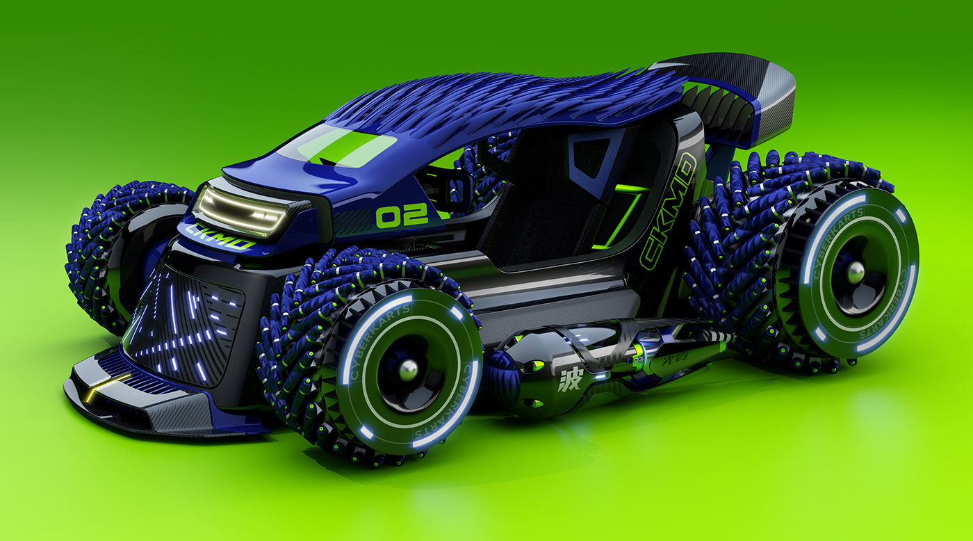 Cyberkart，Automobile design，Toys，vision，