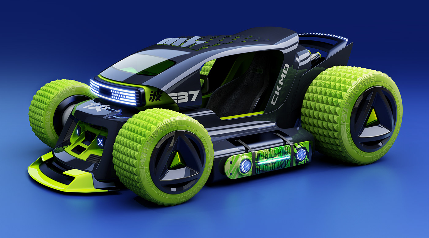 Cyberkart，Automobile design，Toys，vision，