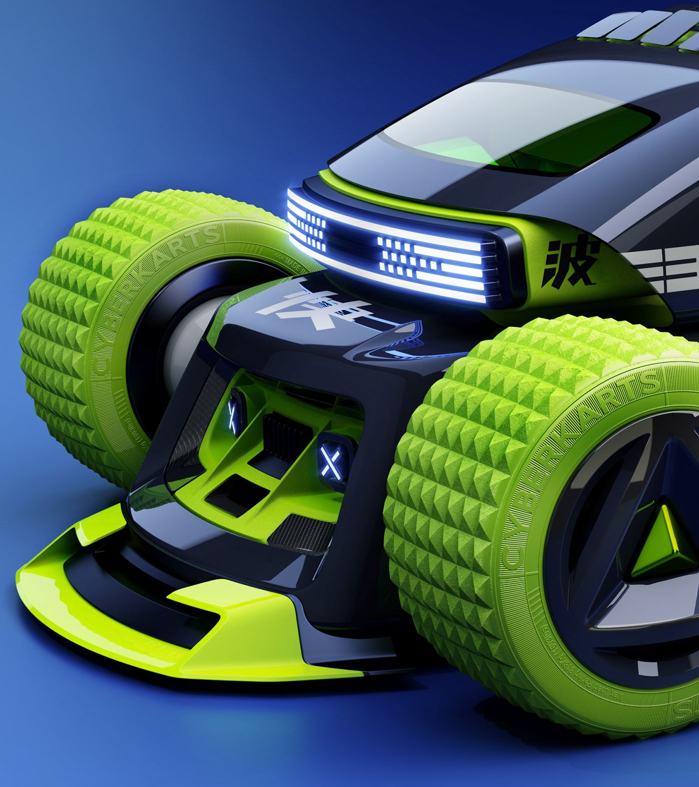 Cyberkart，Automobile design，Toys，vision，