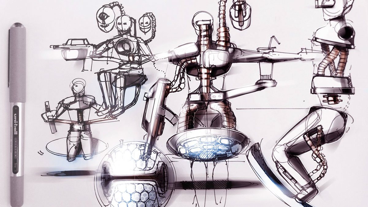 sketch，Hand drawn，product design，