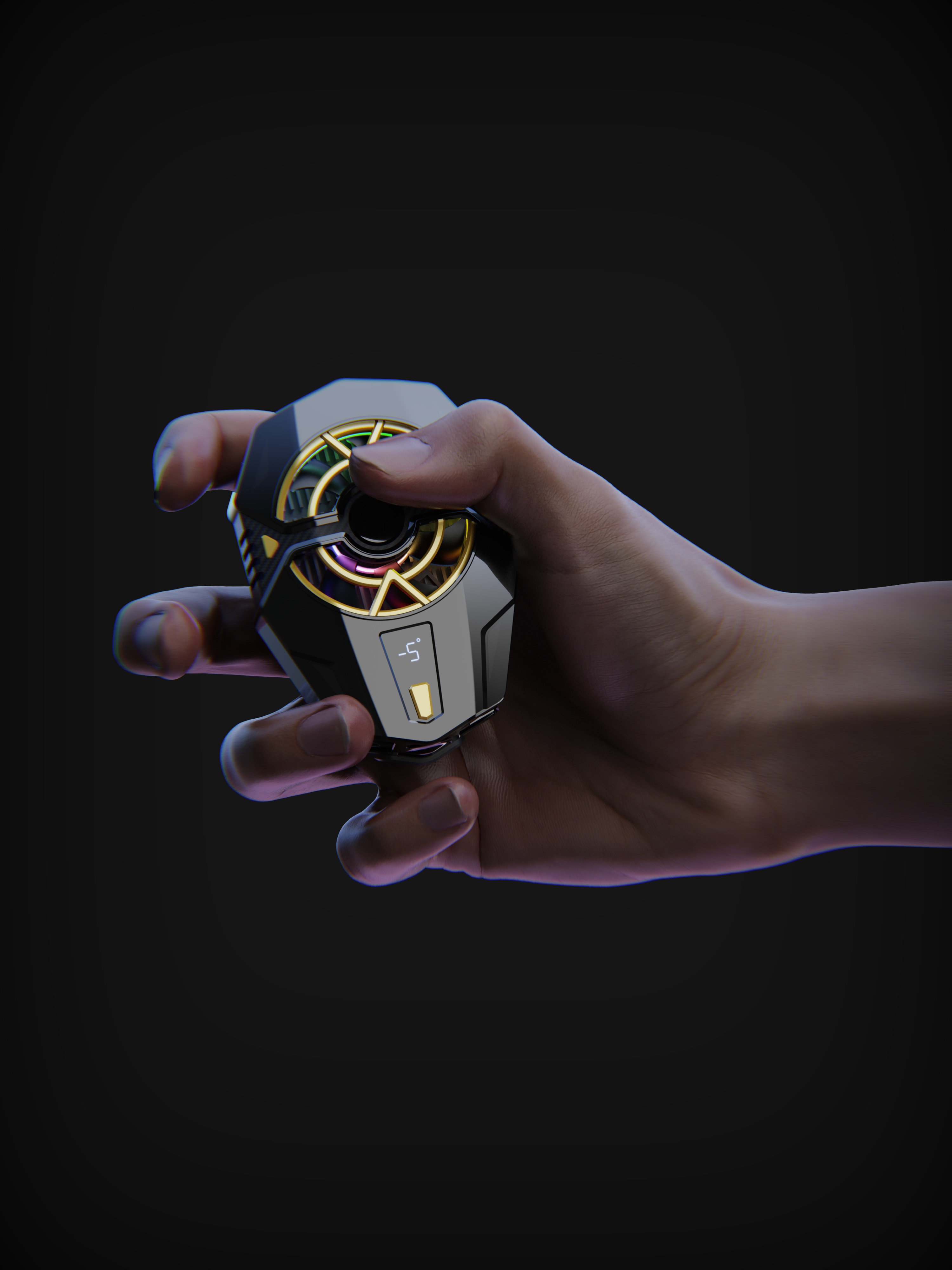 Back clip radiator，radiator，semiconductor heat sink，Eat chicken radiator，Game accessories，product design，E-sports Mecha，3c，