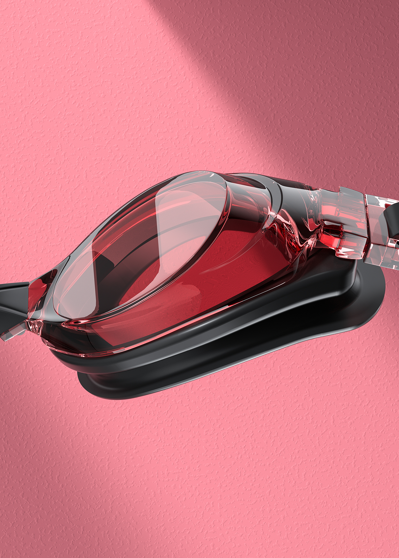 c4d，Product rendering，Product modeling，3D modeling，3D rendering，online retailers，C4D modeling，Swimming goggles，