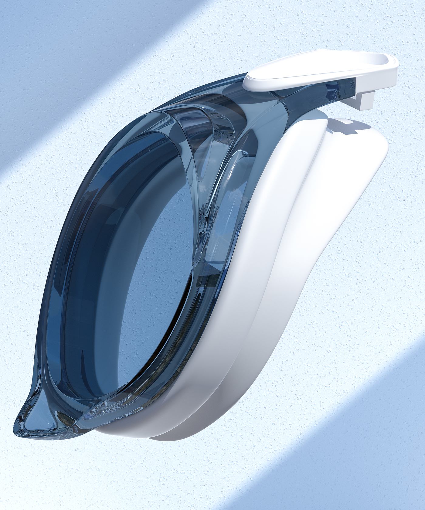 c4d，Product rendering，Product modeling，3D modeling，3D rendering，online retailers，C4D modeling，Swimming goggles，