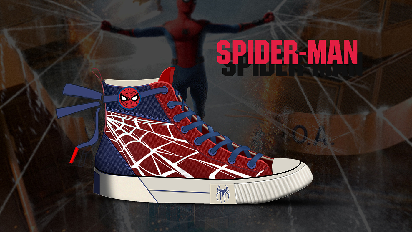 Marvel，Spider-Man，canvas shoe，