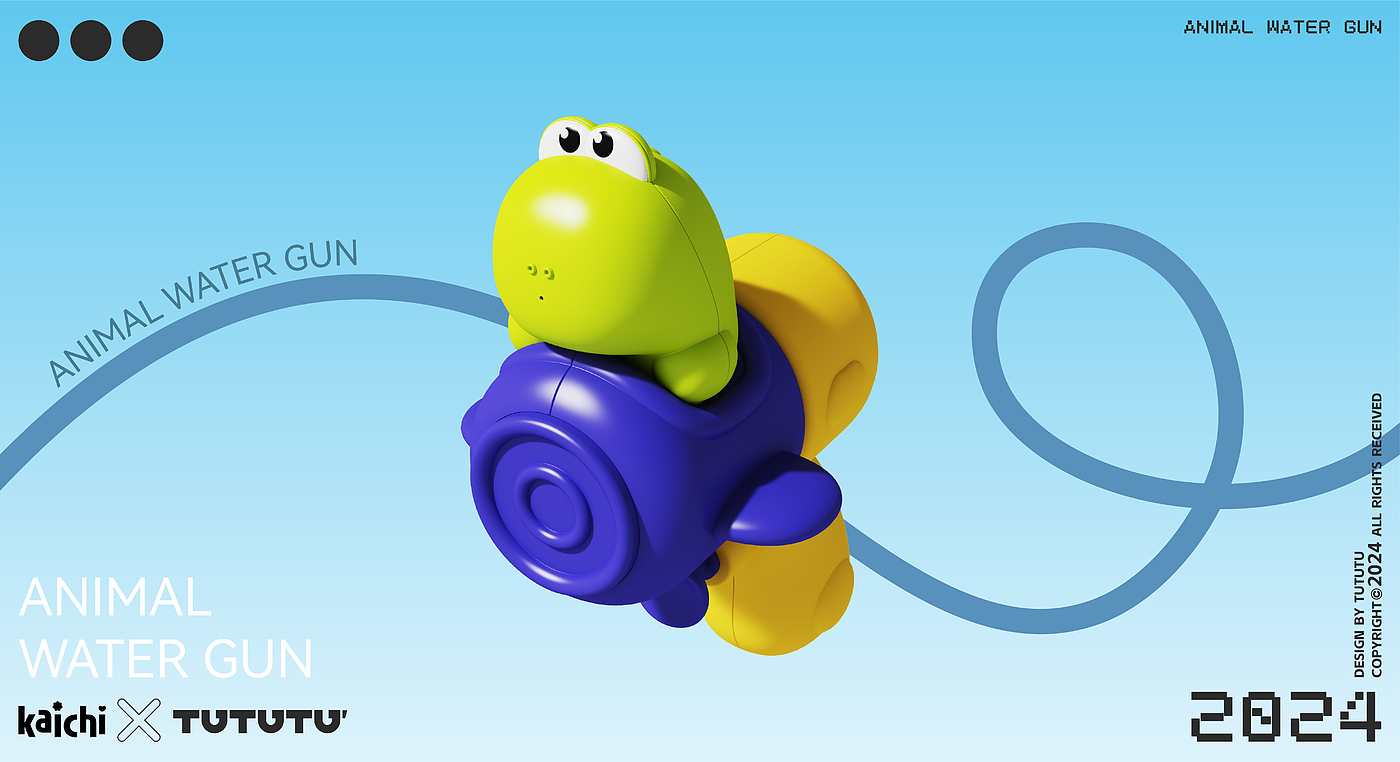 Small water gun，Children's Toys，Toy design，Water gun，Trendy toys，Soil design，