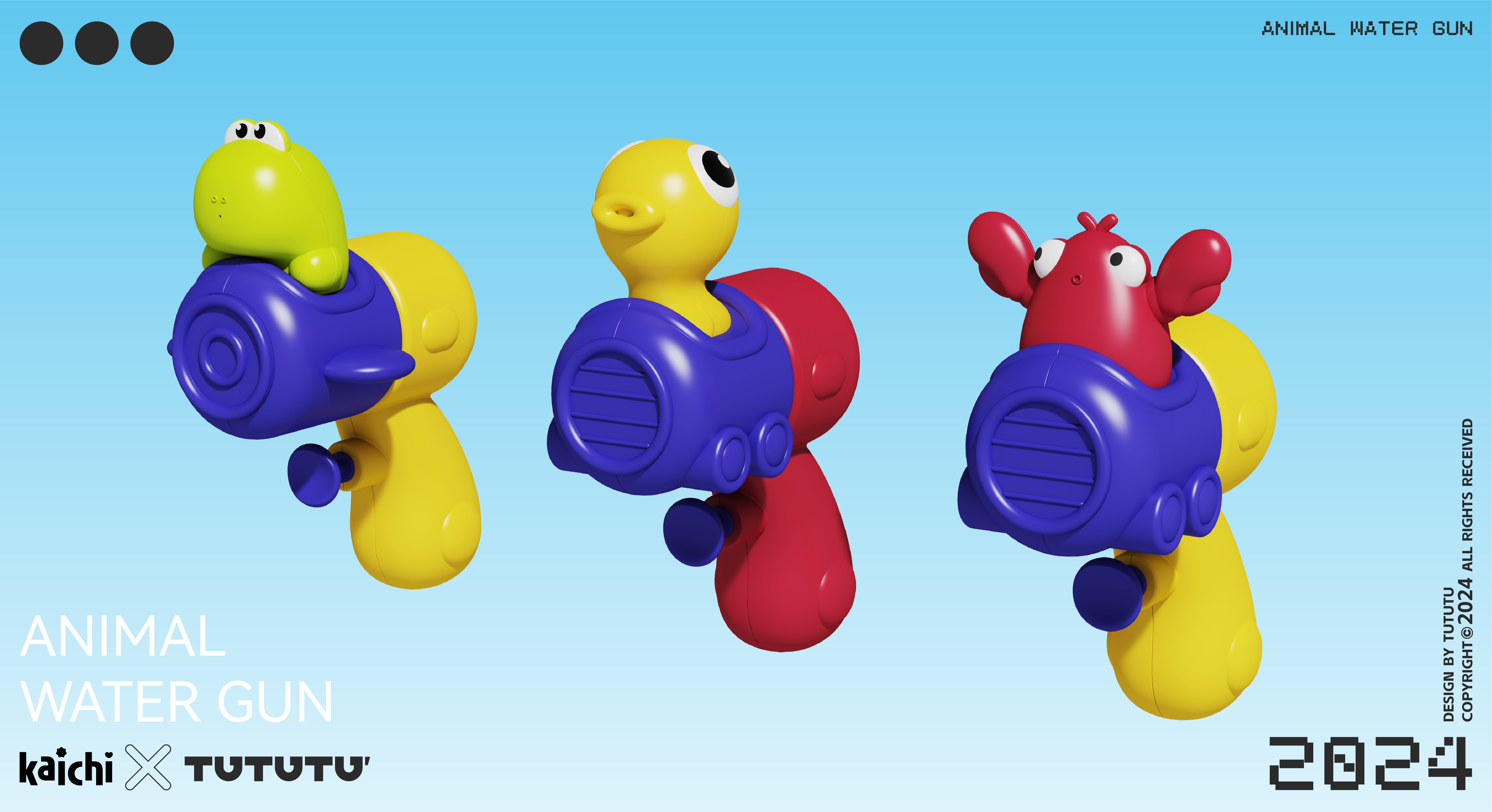 Small water gun，Children's Toys，Toy design，Water gun，Trendy toys，Soil design，